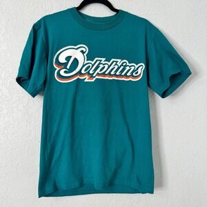 Miami Dolphins NFL Team Apparel Dad #1‎ Football T-Shirt Men's Medium